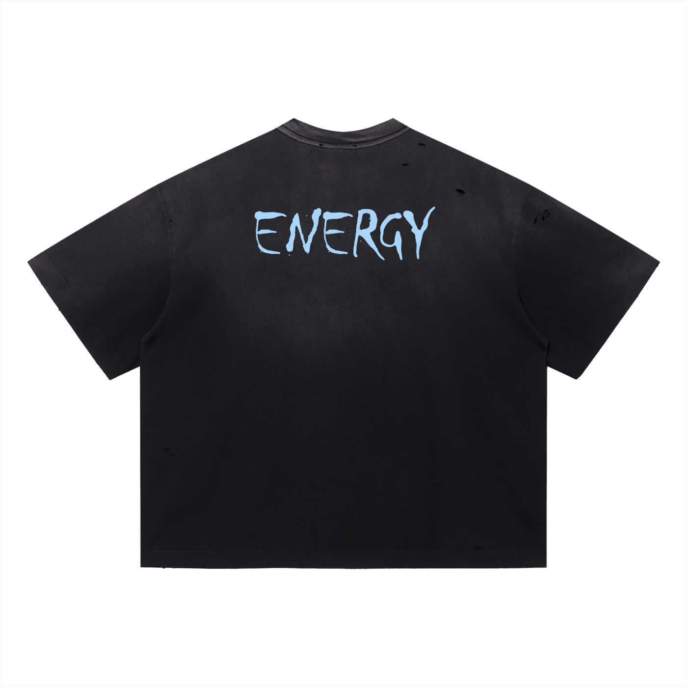 Loopy Lavi Vintage Washed Distressed Boxy Oversized T-Shirt