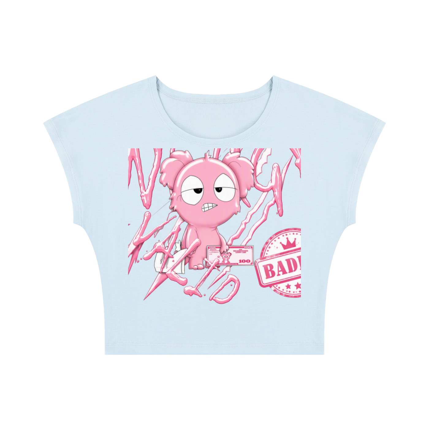 Loopy Lavi Women's Slim Crop T-Shirt