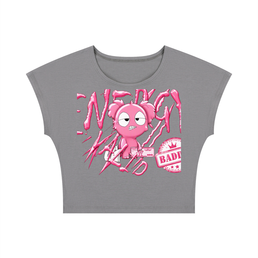Loopy Lavi Women's Slim Crop T-Shirt