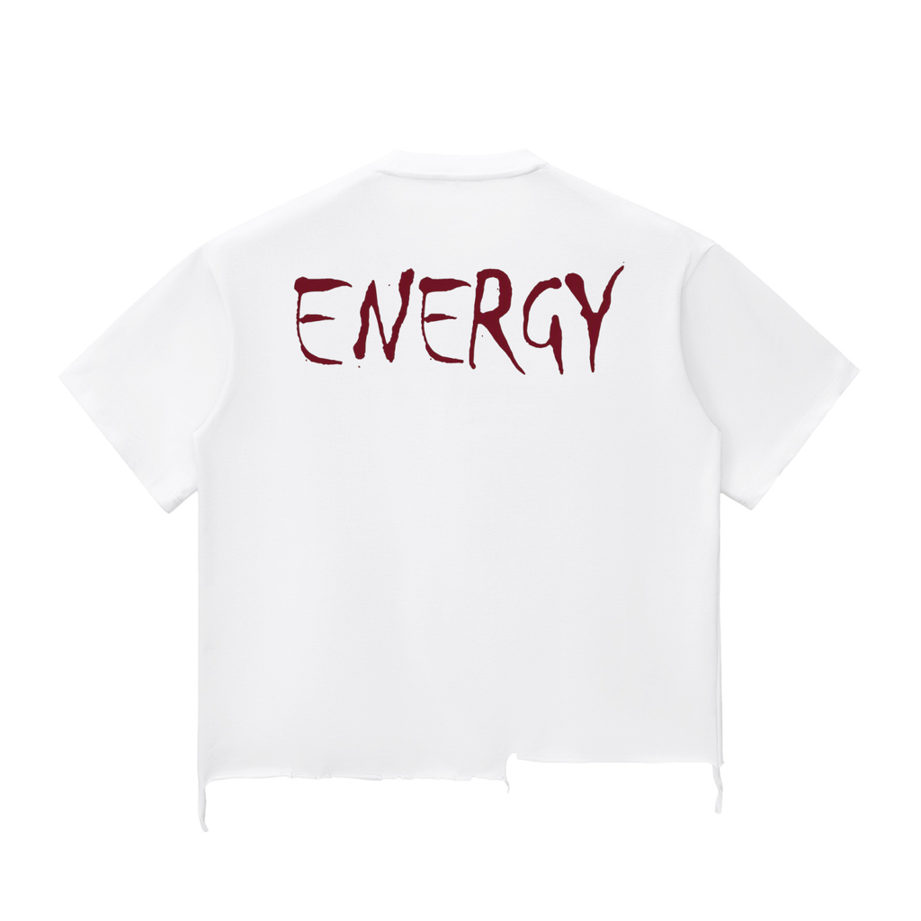 Loopy Lavi Snow Wash Raw-Hem Boxy T-shirt
