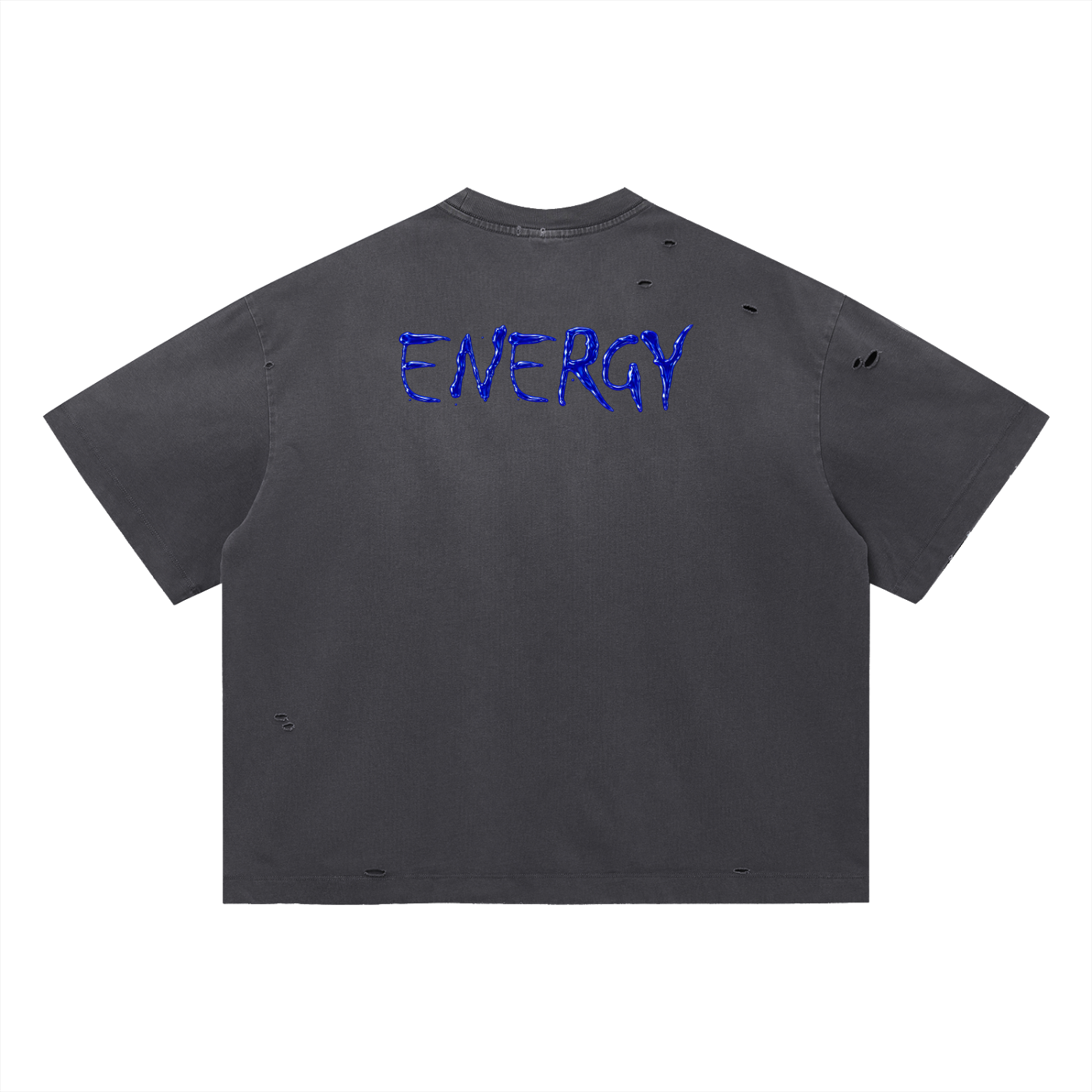 Loopy Lavi Vintage Washed Distressed Boxy Oversized T-Shirt