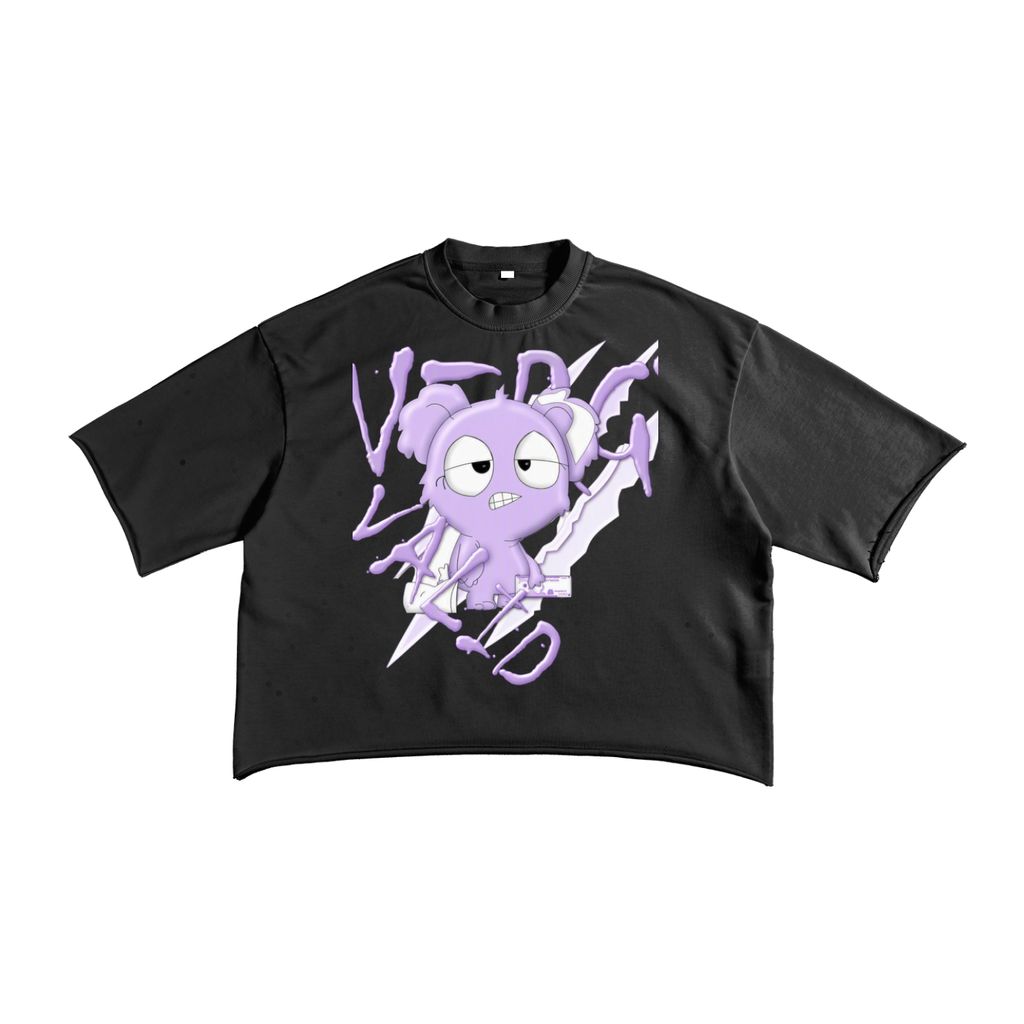 French Terry Raw Edge T-Shirt