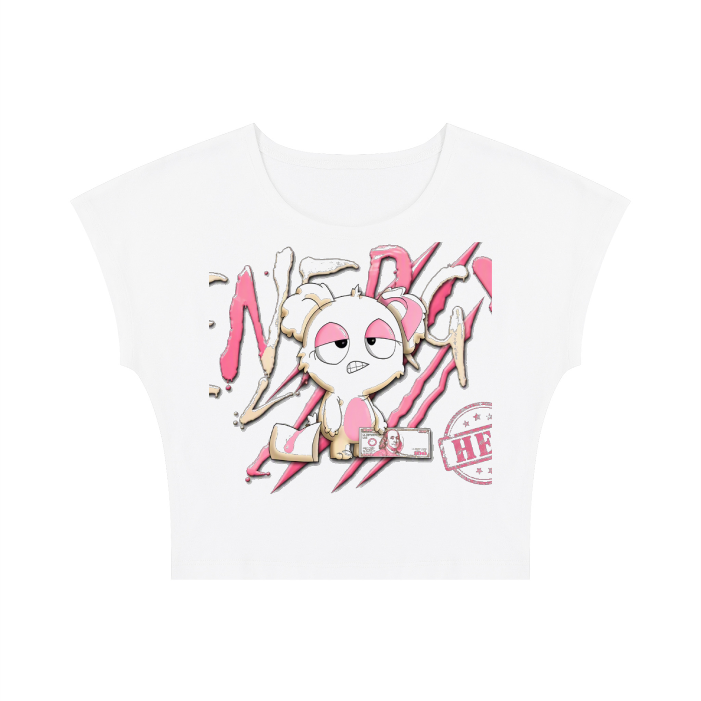 Loopy Lavi Women's Slim Crop T-Shirt